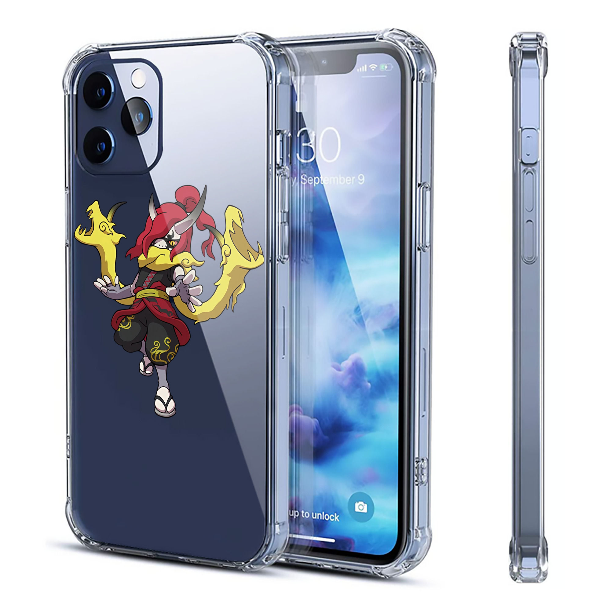 （画像用） 妖怪ウォッチ Yo-kai Watch 【iPhone 12シリーズ対応】透明スマホケース（クリアソフトケース）